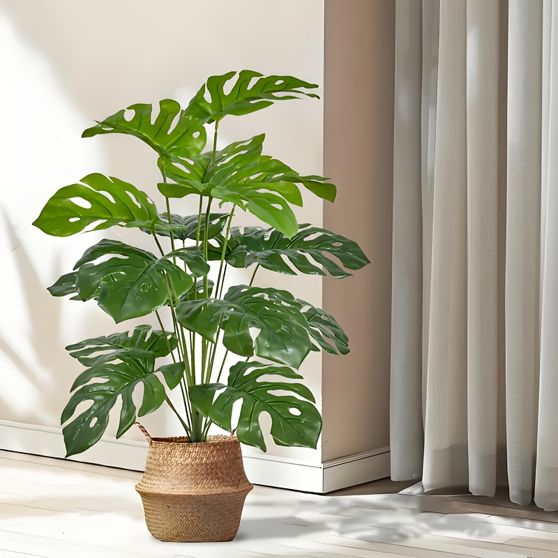 2pcs Green 24Leaves Artificial - огляд і ціна Monstera Adansonii