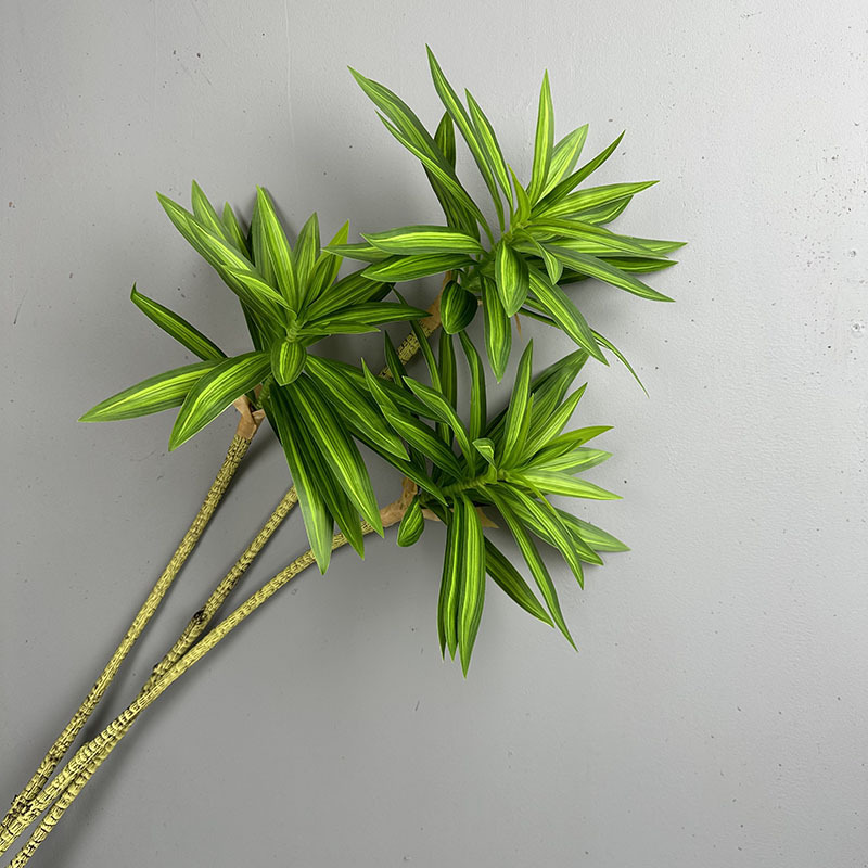 Simulated Green Plants 3 Heads - огляд і ціна Dracaena Marginata