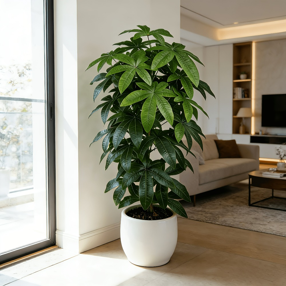An Artificial Money Tree Pachi - огляд і ціна Monstera Adansonii